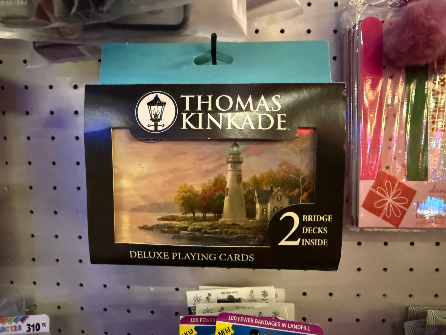 Thomas Kinkade 2 Decks of Artistic Playing Cards in a Tin