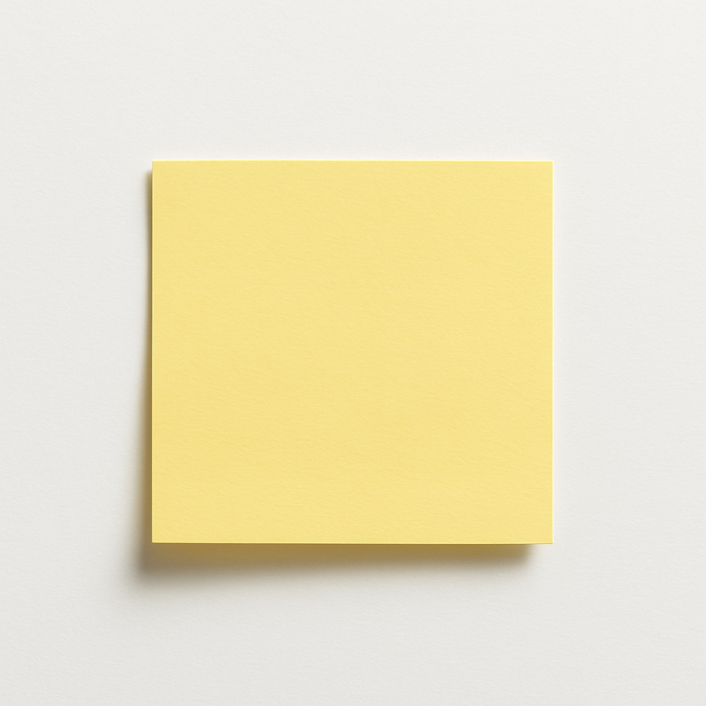 3x3 Yellow Sticky Notes Pad