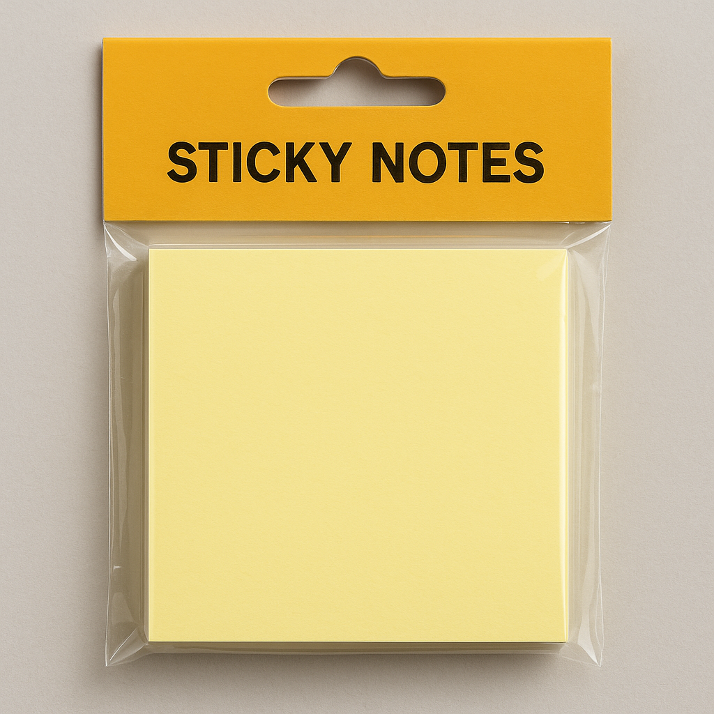 3x3 Yellow Sticky Notes Pad