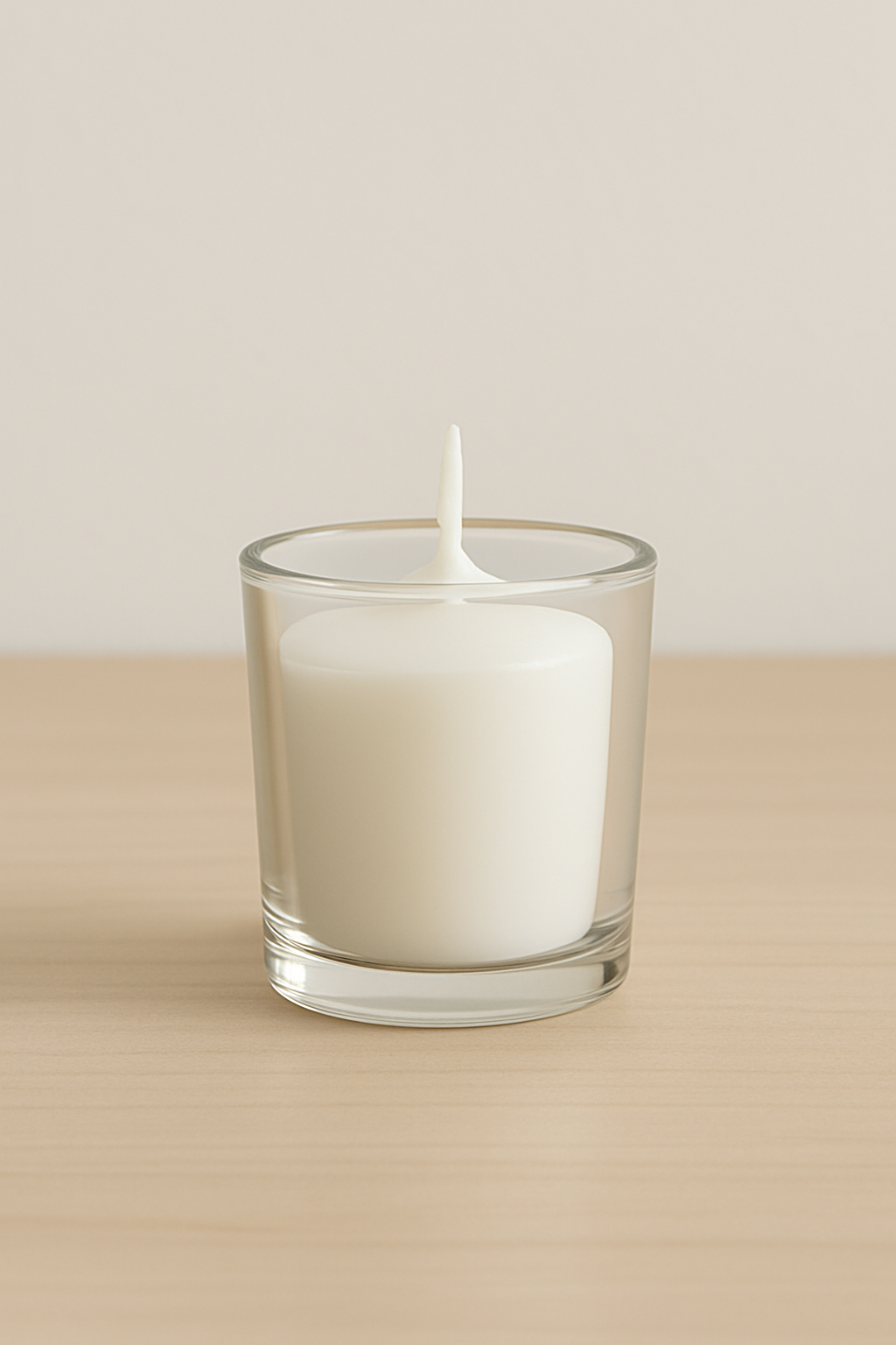 1.5"W x 1.1"H White Votive Candles