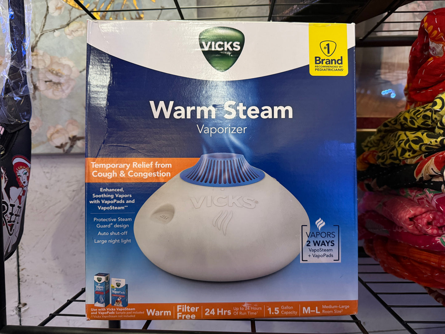 Vicks warm steam vaporizer