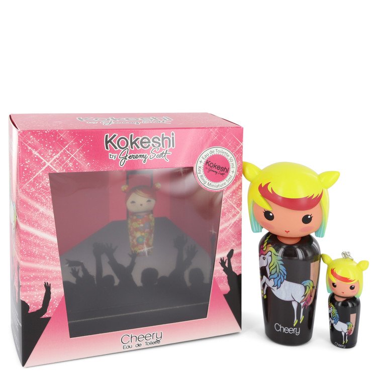 Kokeshi Cheery by Kokeshi Eau De Toilette Spray + Free Key Ring Mini EDT Spray 1.7 oz for Women